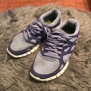 Purple nike free run 2